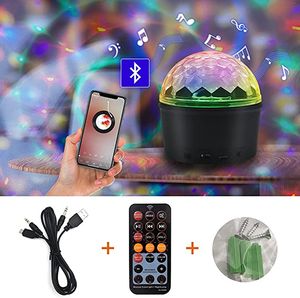 Многоцветь изменяющееся светодиодные ночные эффекты Проектор для детей ночной свет детский Bluetooth Функция Disco Party Ball Lamp