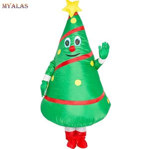 Maskot Bebek Kostüm Noel Yürüyüş Ağacı Karikatür Bebek Kostüm Anime Şişme Noel Baba Giydir Parti Sahne Komik Maskot Şişme CL