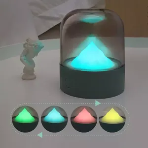 Gece Işıkları Yaratıcı Nostaljik Işık USB atmosfer Renkli Döngü Masa Lamba Yatak Odası Yumuşak Zamanlama Uyku
