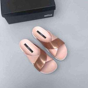 Melissa Summero Adulto Jelly обувь высококачественные сандалии 2022 Fashion New Women Jelly обувь сандалия пляжная обувь SM077 G220523