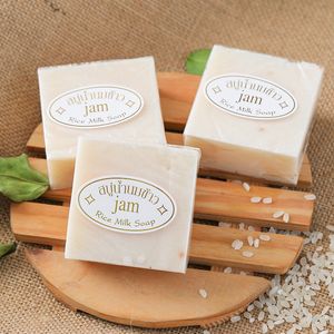 Thailand JAM Rice Milk Soap Original Handmade Soap For Whitening Face Body Care Soaps