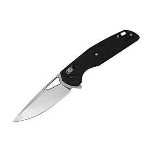 R5317 Flipper складной нож D2 Titanium Point Point Blade G-10 с листовой ручкой из нержавеющей стали быстро открытые ножи для кармана с нейлоновым пакетом