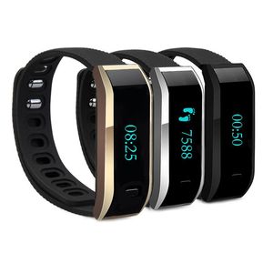 Kol saatleri Tw07 Akıllı Kol saati Bluetooth 4.0 Su Geçirmez Spor Fitness Bilezik Saat OLED Display Pedometre Çağrı Mesajı Hatırlatma