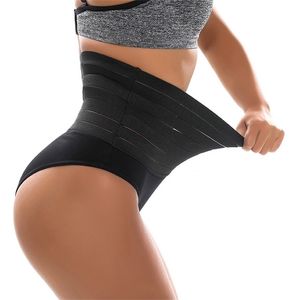 Women High Waist Shaping Tummy Panties Slimming Belly Underwear Flat Belly Sheathing Body Shaper Butt Lifter Shapewear Thongs 220530