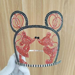 Cabeças de cabeça Princesa crianças tiara headwear coroas fofas para garotas infantils de aniversário