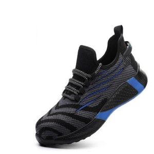 Erkekler İş Güvenliği Koşu Ayakkabıları Anti-Delinme Çalışma Sneakers Erkek Yağılayıcı İşleri Spor Sneakers Adam Hafif Ayakkabı ile Kutusu Szie 40-46