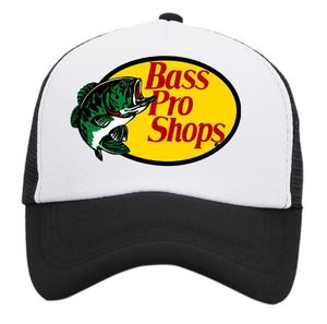 Bass Pro Shops Hat Logo Mesh Fishing Avcı Kamyoner Kapağı Snapback MKAFG