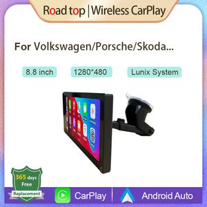 8.8 Inç Evrensel Kablosuz Carplay Araba PC Ekran Için VW Tuyue Lavida Tourang Android ile Otomatik Ayna Bağlantı Bluetooth USB Arka Kamera