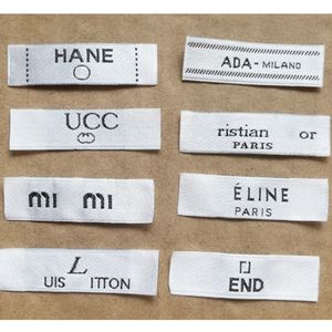 Multistyle Special Design Label for Cloth Bag White Apparel Sewing Accessories High Quality Wholesale Price