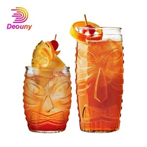 Де -деонина 15 унций/20 унций Tiki Mug Cocktail Cup Cup Bever Beverage кружка винной кружки керамическая пасхальная островер Гавайи Тики Кружки кофе стеклянный бар 210409