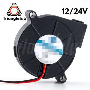 Trianglelab 5015 ventilador de soprador de alta qualidade rolamento de esferas resfriamento DC 12V 24V Dissipação de calor de resfriamento sem escova para impressora 3D 220704