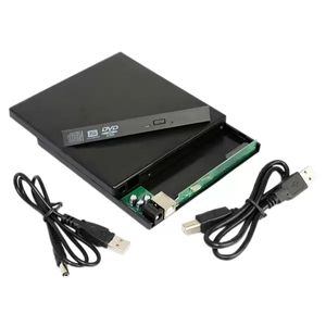 Caixas HDD Laptop USB para SATA CD DVD RW Drive Caddy External Caddy