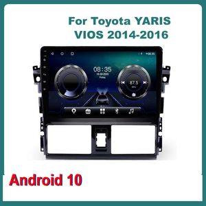Toyota Vios için 9 inç Android Araba GPS Video Radyo 2014-2016 Bluetooth USB WiFi Destek Carplay SWC Arka Bakış Kamera