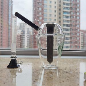 Sigara boruları klasik yeni bong el yapımı dab teçhizat fincan tip 14.4mm eklem boyutu bongs