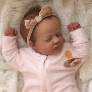 Adfo 17 дюймов Reborn Baby Kits мягкие виниловые игрушки неокрашенные незавершенные подарки DIY LOL Куклы для девочек 220621