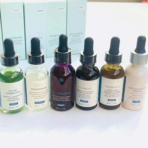 Soro de cuidados com a pele Ceuticals de alta qualidade 30ml CE Ferulic H.A Intensifer Phyto Phloretin CF Hidratante B5 Descoloração Defesa Hidratar Essência Fluido Correto Facial