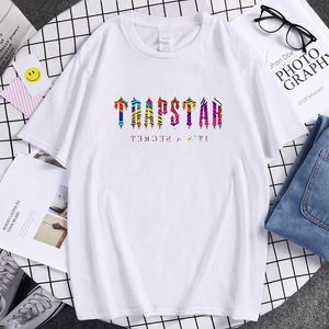 Camiseta Masculina Feminina Estilista de Verão Manga Curta Trapstar T-shirts Moda Masculina Dunks Baixa camiseta casual Espuma Runners Tops Roupas de T-shirt