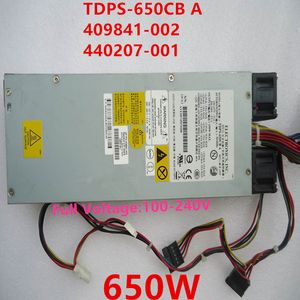 Оригинальный PSU для HP DL140G3 650W Питания питания TDPS-650CB A 409841-002 440207-001