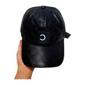 moda Tasarımcısı Beyzbol Kapaklar Siyah Erkek Kova Şapkalar Deri Kap Kadın Tasarımcılar Fisher Şapka Sonbahar Fedora Gömme Güneş Şapka