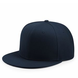 Yetişkin Arka Kapalı Beyzbol Kapağı Küçük Head Lady Adam boş hiphop şapka artı boyutta düz kapaklar 55cm ila 64c 220427