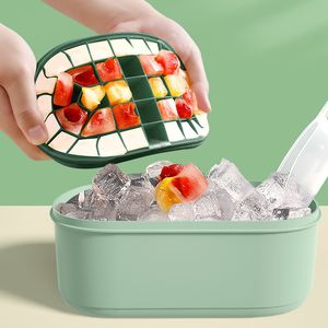 3-уровня Ice Maker чайник кремниевый ледяной накопление кубика с мороженым плесенью многофункциональный контейнер бар и кухонные аксессуары CX220412
