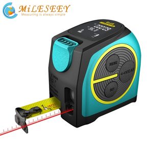 Mileseey Digital Laser Rangefinder and Laser Tape Measure 2 in 1 with LCD Display Digital Laser Tape M T200603