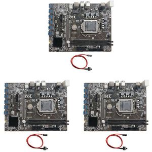 Placas -mãe -3x B250C BTC Mining placa -mãe Cabo 12xpcie para USB3.0 GPU slot LGA1151 Suporte DDR4 Dimm Ram Computmotherboards Mot