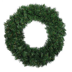 Noel dekorasyonları dekor baston asılı rattan çelenk çam kapısı bitkileri yeşil yüzük süsleri