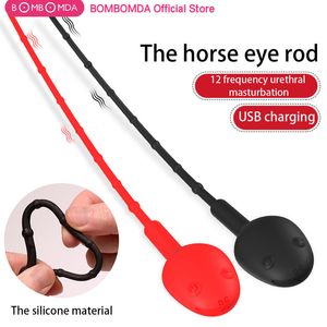 20 Modes Urethral Vibrator Catheter Penis Plug Sex Toy for Men Vibrating Urethral Plug Penis Insertion Urethra Sound Dilator 220708