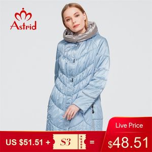 Astrid Ceket Kış Kadınları Ceket Sıradan Kadın Parkas Kadın Kapüşonlu Katlar katı Ukrayna Artı Beden Moda Stili En İyi Am 5810 LJ201021