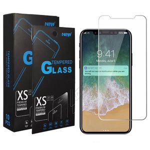 Tempered Glass 2.5D Screen Protectors For iPhone 15 14 13 12 Pro 11 XS Max XR 8 Plus 7 for Samsung A Series A10S A20S A21S A12 A22 A32 A52