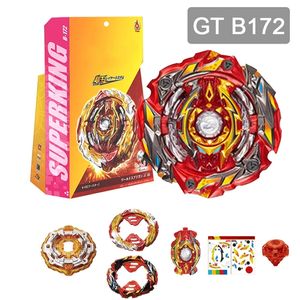 Beyblades Sparking Launcher Super King 2'de 1 GT Serisi Metal Fusion B-172 Alaşım Dünya Dev Kids Hediye 220505