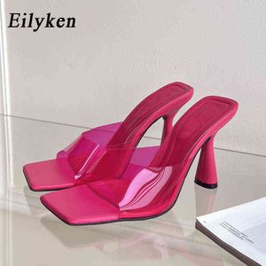 Nxy Sandals Sexy Summer Women Women Slippers Fashion ПВХ ПВХ