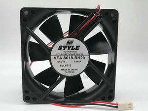 Freight Free Style Fan 8020 VFA-8018-BH20 24V 0.085A İki Tel 8cm Şasi Soğutma Fanı