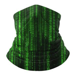 Beralar Matrix Yeşil Şifre Çok Fonksiyonlu Eşarp Eşarp Kodu Geek Linux Yüz Kafa Kapağı Kapak Güneş Koruma Açık Mekan Yürüyüşü