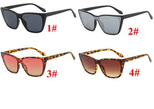 New Oversized Square Sunglasses Women Brand Design Travel Eyewear Mirror Ladies Sunglasses Female Gafas UV400 4 colors 10PCS fast ship