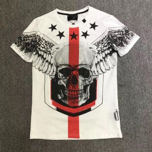 ФУТБОЛКА PLEIN BEAR Мужские дизайнерские футболки Phillip Plein Skull Philipps Plein Man Футболки Классические высококачественные хип-хоп Philip Plein 9993