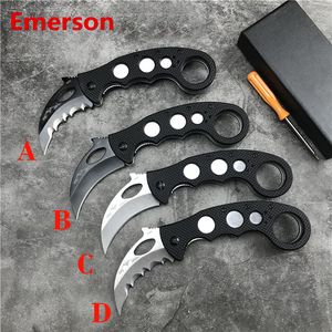 Emerson Karambit BT Floding Knife D2 Blade кемпинг на открытом воздухе Тактические ножи для переноски EDC