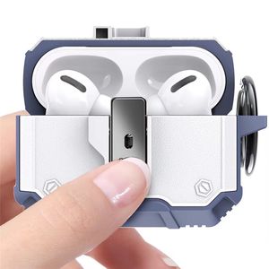 Lüks Bayrak Kulaklık Aksesuar Kılıfları Karbon Fiber Zırh Düşme Koruyucu Kablosuz Kulaklık Yumuşak Silikon Kulaklık Kapak Apple Airpods 1 2 Pro 3