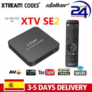 Доставка со склада в Испании, КОДЫ XTREAM Meelo XTV SE2 LiTE Smart TV Box Amlogic S905W2 2 ГБ 16 ГБ Android 11 2,4G/5G Youtube Медиаплеер Телеприставка xtvpro