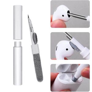 Airpods Pro için Temizleyici Kit 3 2 1 Bluetooth Kulaklık Aksesuarları Temizleme Kalemi Fırça Kulakiçi Kılıf Temizleme Araçları Hava Bölmeleri Xiaomi Airdots iphone ipad