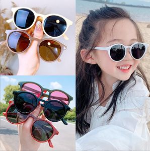 Çocuk Moda Güneş Gözlüğü Yuvarlak Çocuk Güneş Gözlüğü Erkek Kız Şık gözlükler Bebek Öğrenci gözlük parti gözlük UV400