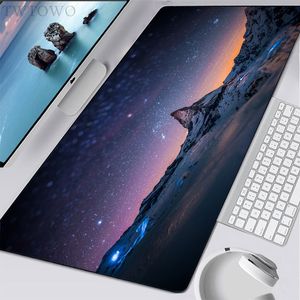 Night Starry Sky Space Galaxy Mousepad Custom HD Mouse Mat Cat Tairs Mats Keyboard Pad Soft Gamer Ноутбук Office Mouse Mat