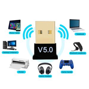 USB Bluetooth Adapter Wireless Receptor Bluetooth Speaker File Receiver Transmitter Dongle Laptop Earphone BLE Sender BT 5.0