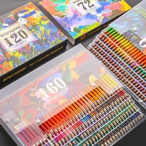7210180 Цвета Профессиональные цветные карандаши набор художника живопись нарисовать акварельные карандашные товары y200709