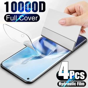 4Pcs Full Cover Hydrogel Film For Huawei P30 P20 P40 Lite P50 Screen Protector Mate 30 20 40 Pro Not Glass