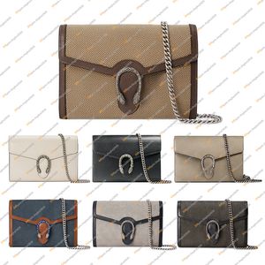 Ladies Fashion Casual Designe Luxury Dionysus Chain Bag Wallet Key Pouch Borse a tracolla Borsa a tracolla Messenger Bagss Alta qualità TOP 5A 401231 Borsa a tracolla