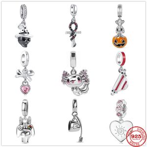 925 Gümüş Charm Boncuk Dangle Diş Fırçası Meksika Axolotl Boncuk Fit Pandora Charms Bilezik DIY Takı Aksesuarları