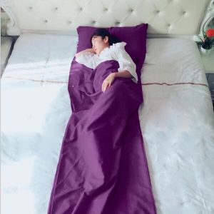 Kapalı uyku tulumu iç mesane otel septum zarfı ultra hafif seyahat taşınabilir çok renkler uygun ve pratik