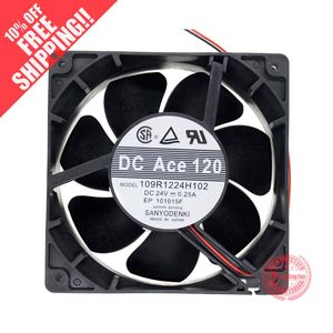 FANS SOĞUTLARI Sanyo Denki San Ace 109R1224H102 24V 0.25A 12038 12cm Frekans Soğutma Fanfans